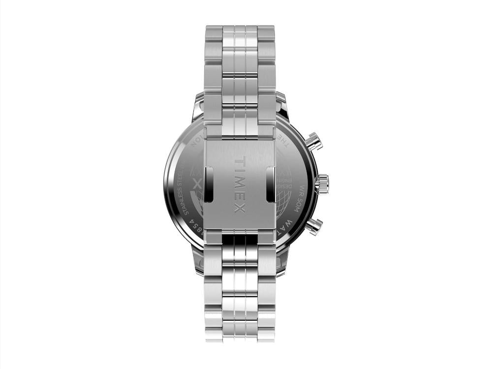 Montre à Quartz Timex Chicago Multi-Function, Acier Recyclé, 45 mm, TW2Y21500