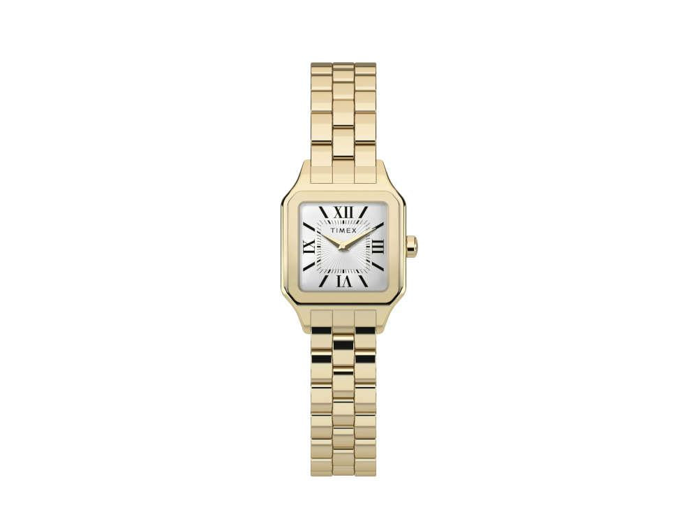 Montre à Quartz Timex Legacy Addison, PVD Or, Blanc, TW2Y23700