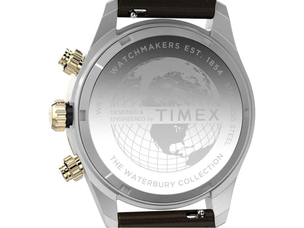 Montre à Quartz Timex The Waterbury Heritage, Noir, Chronographe,TW2Y24100