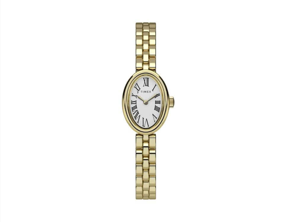 Montre à Quartz Timex Cavatina, Laiton, Blanc, 19mm, TW2Y26700