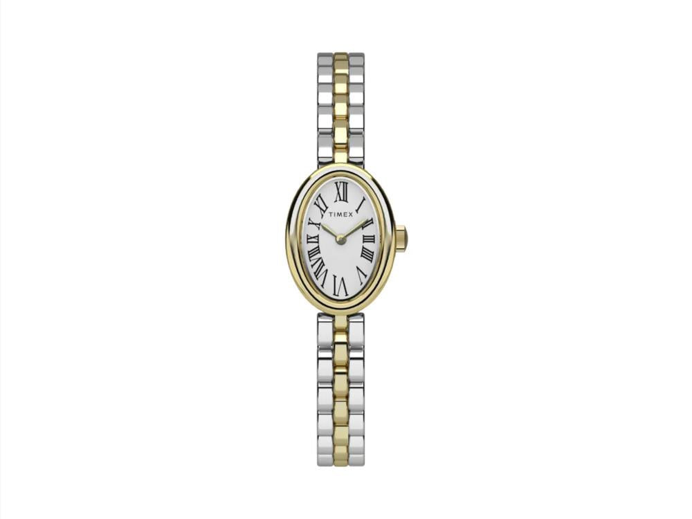 Montre à Quartz Timex Cavatina, Laiton, Blanc,19mm, TW2Y26800