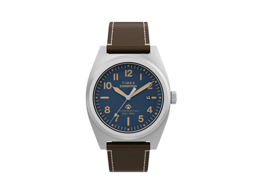 Montre à Quartz Timex Expedition Capstone, Laiton, Bleu, 39 mm, TW2Y30600