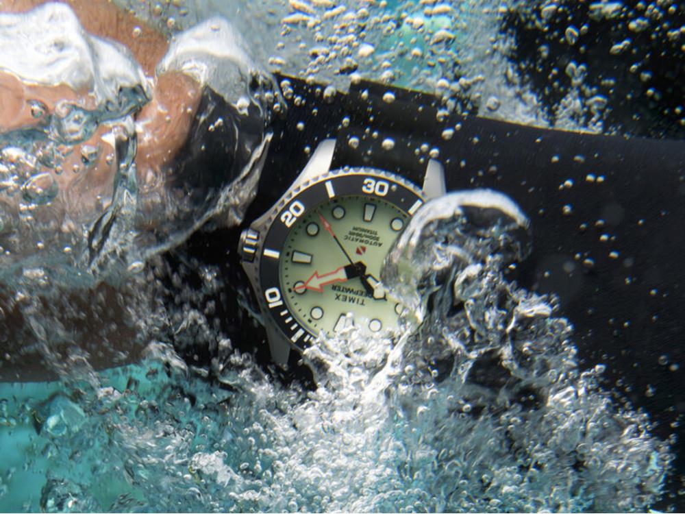 Montre Automatique Timex DeepWater Meridian 300 HEV, Titane, 44 mm, TW2Y48300