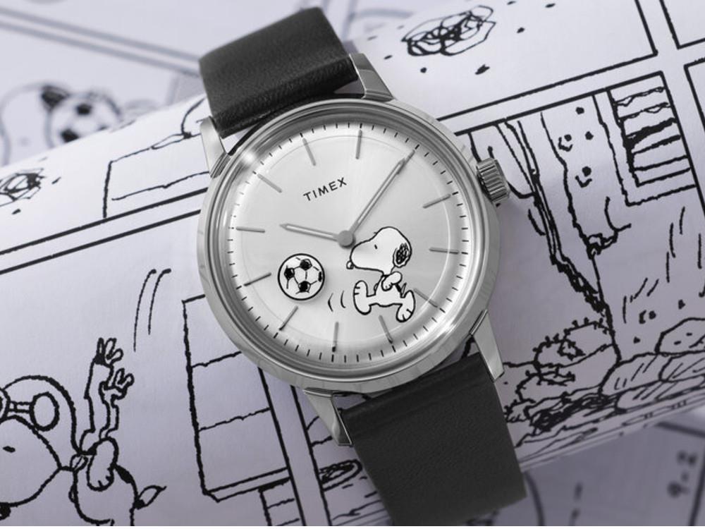 Montre Automatique Timex Marlin Peanuts x Football/Soccer, 40 mm, TW2Y53800