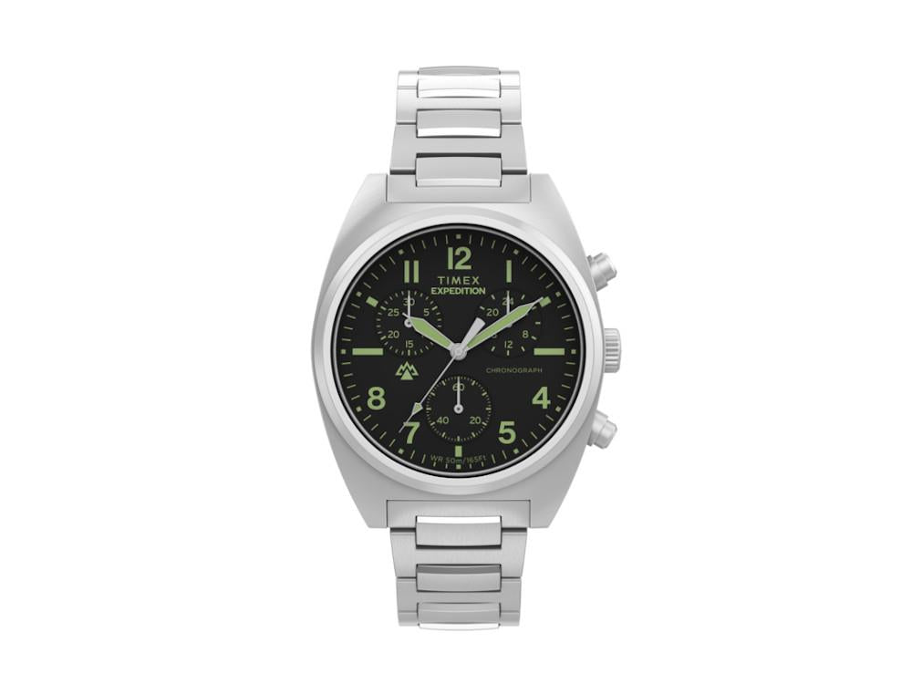 Montre à Quartz Timex Expedition Capstone Chrono, Noir, 41 mm, TW2Y61200