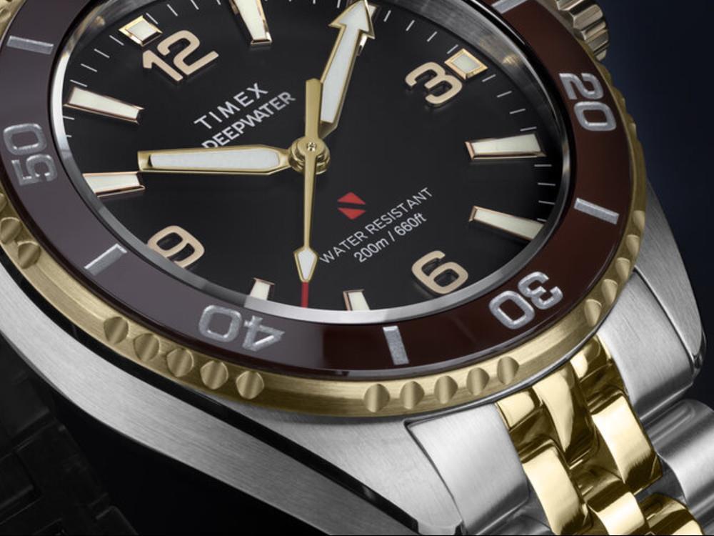 Montre à Quartz Timex DeepWater Arctic, Noir, 40.5 mm, TW2Y64700