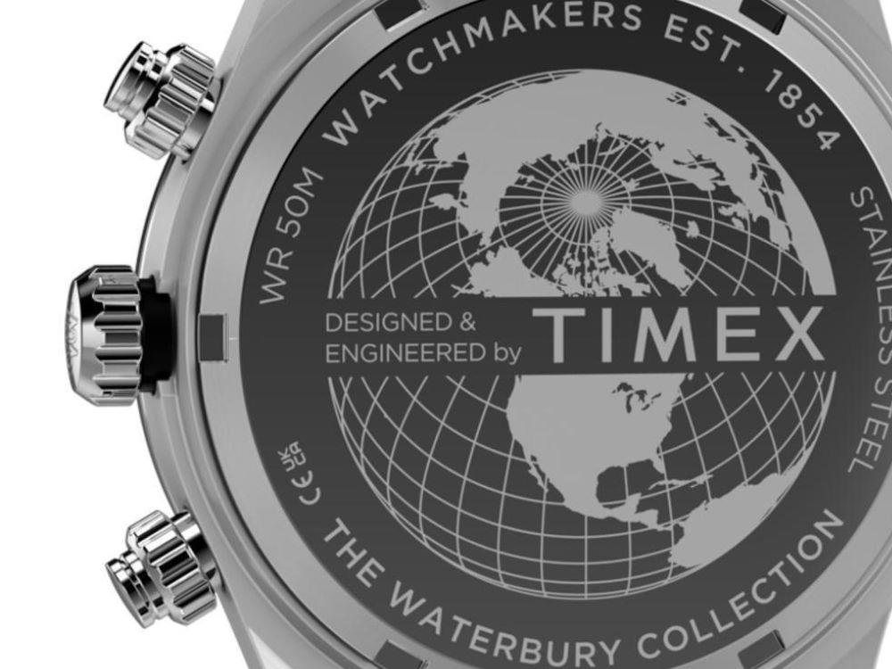 Montre à Quartz Timex The Waterbury, Bleu, 39 mm, Chronographe, TW2Y70600