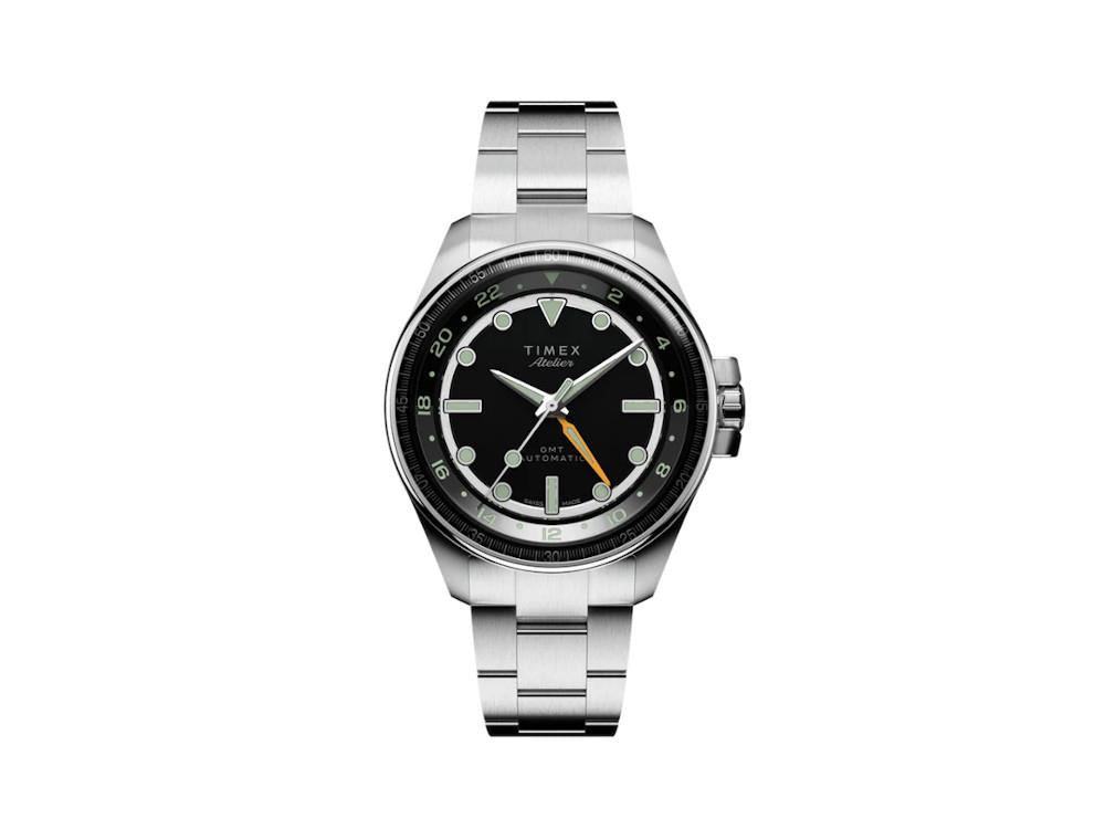 Montre Automatique Timex Atelier GMT24 M1a, Noir, 40 mm, TW2Y72300