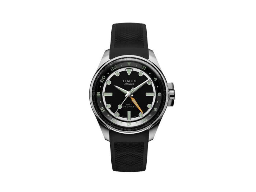 Montre Automatique Timex Atelier GMT24 M1a, Noir, 40 mm, TW2Y72400