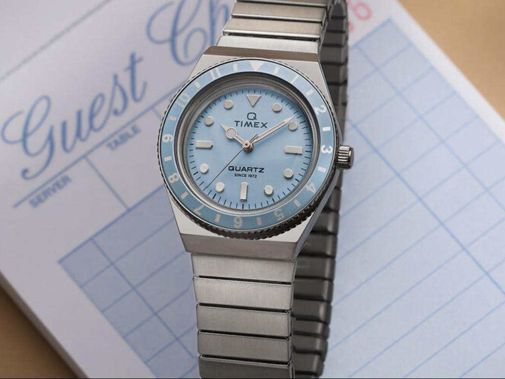 Montre à Quartz Timex Q Timex, Bleu, 30 mm, TW2Y77300