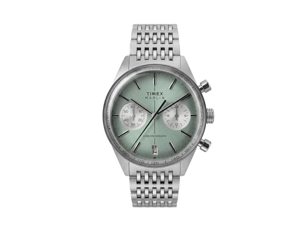 Montre à Quartz Timex Marlin Jet, Vert, 40 mm, Chronographe, TW2Y89800