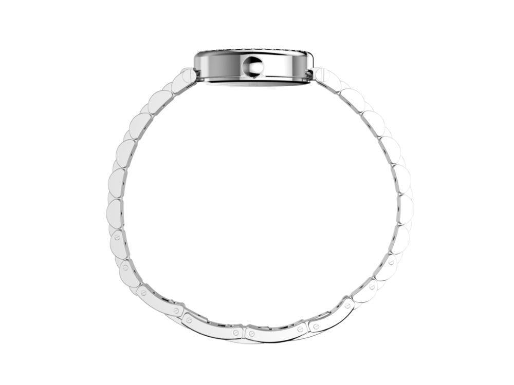 Montre à Quartz Timex Cavatina Main Line, Laiton, Argent, TW2Y90000