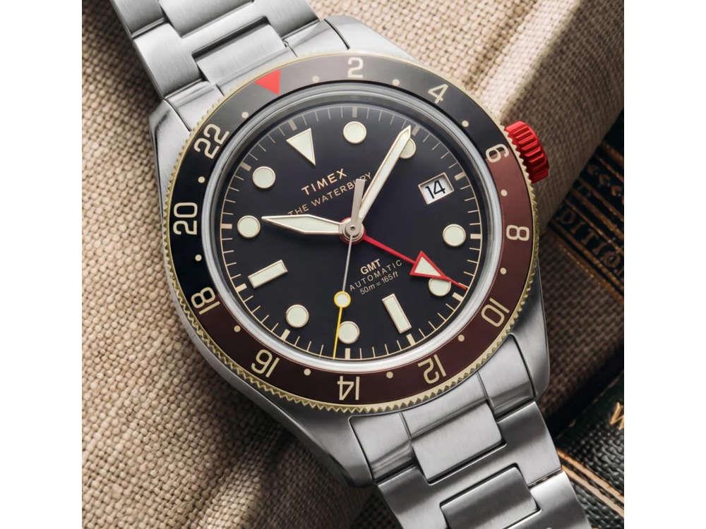 Montre Automatique Timex The Waterbury Heritage, Noir, 41.5 mm, TW2Y93500