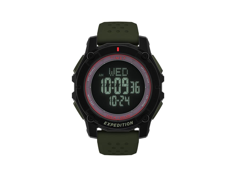 Montre à Quartz Timex Expedition Ridge Solar, Noir, 49 mm, TW4B33700