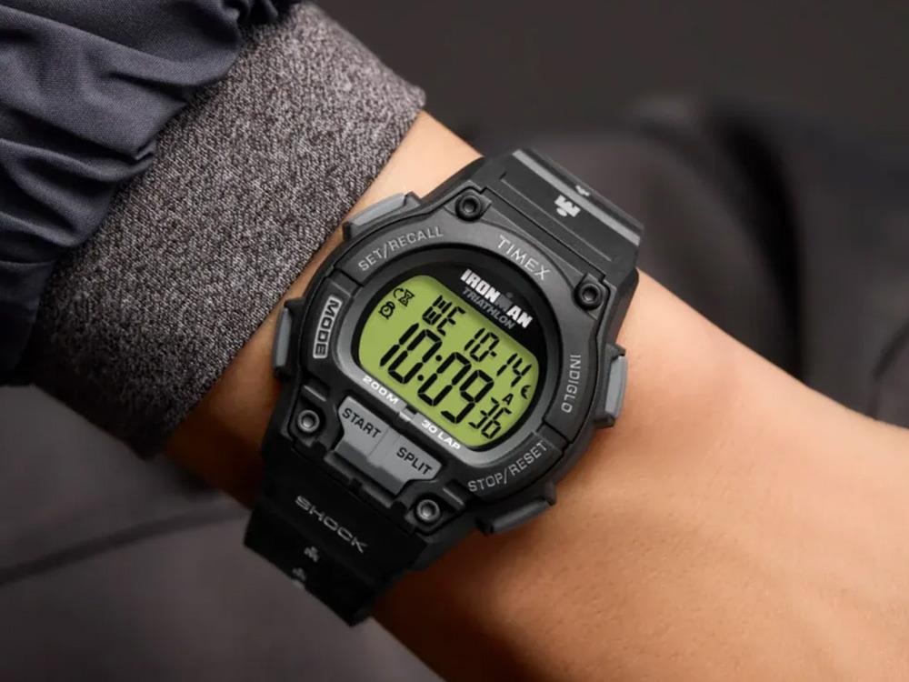 Montre à Quartz Timex Ironman Shock Endure, Noir, 42 mm, TW5M64800