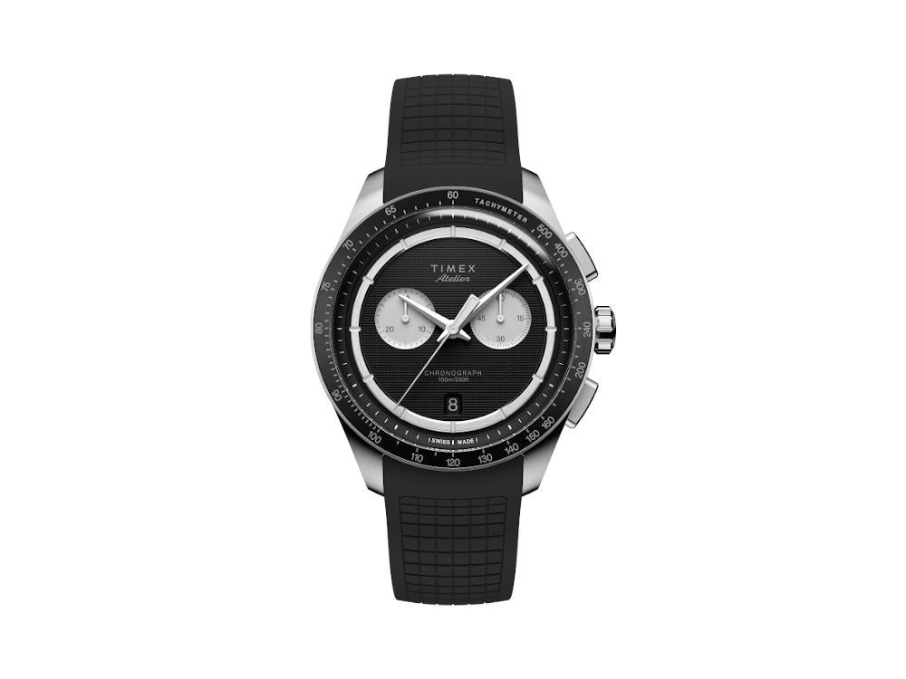 Montre à Quartz Timex Atelier Chronograph M1q, Noir, 40 mm, TW6A07000