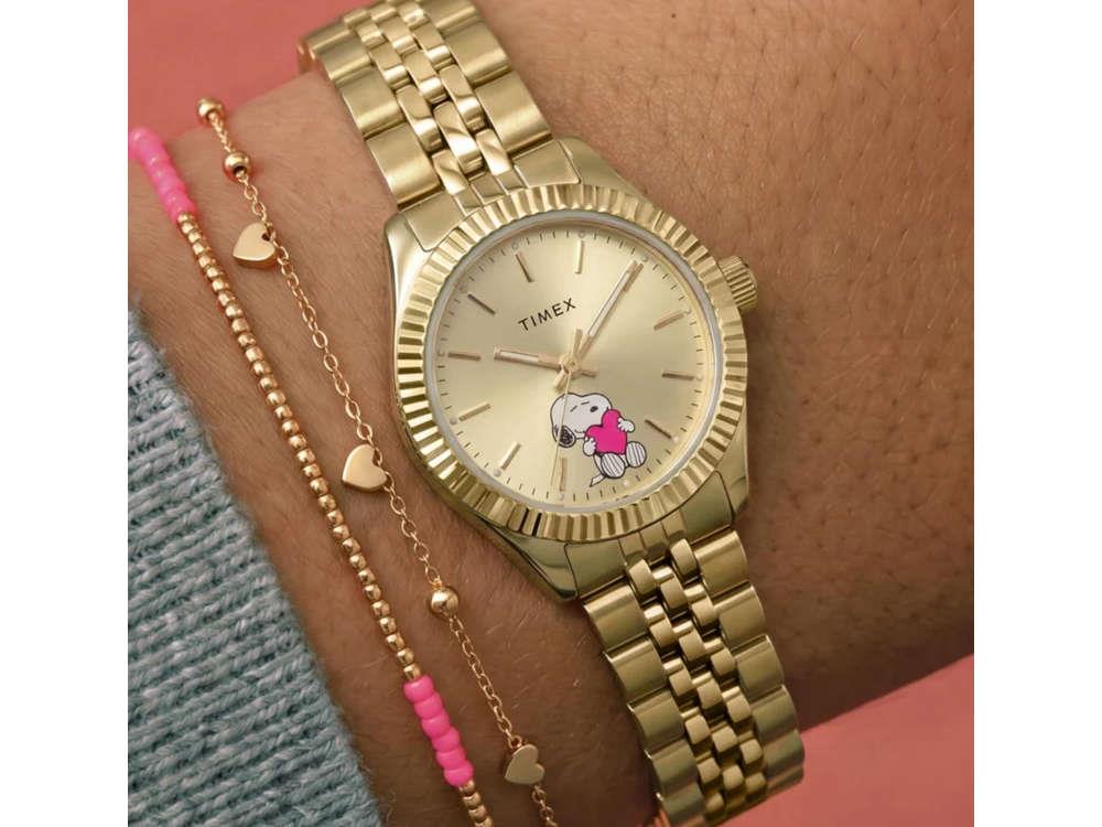 Montre à Quartz Timex Peanuts Legacy Mini Heart Hug, 25 mm, TW6A07400