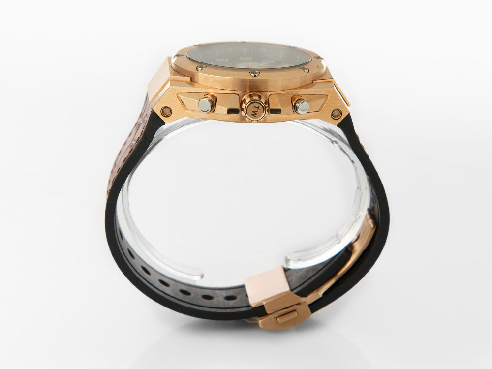 Montre à Quartz TW Steel Ace Genesis, Marron, 44 mm, Edition Limitée, ACE132