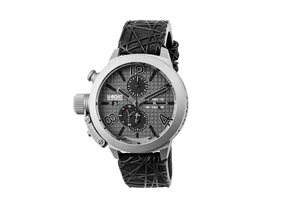 Montre Automatique U-Boat Classico, Titane, Gris, 45 mm, Edition Limitée, 3002
