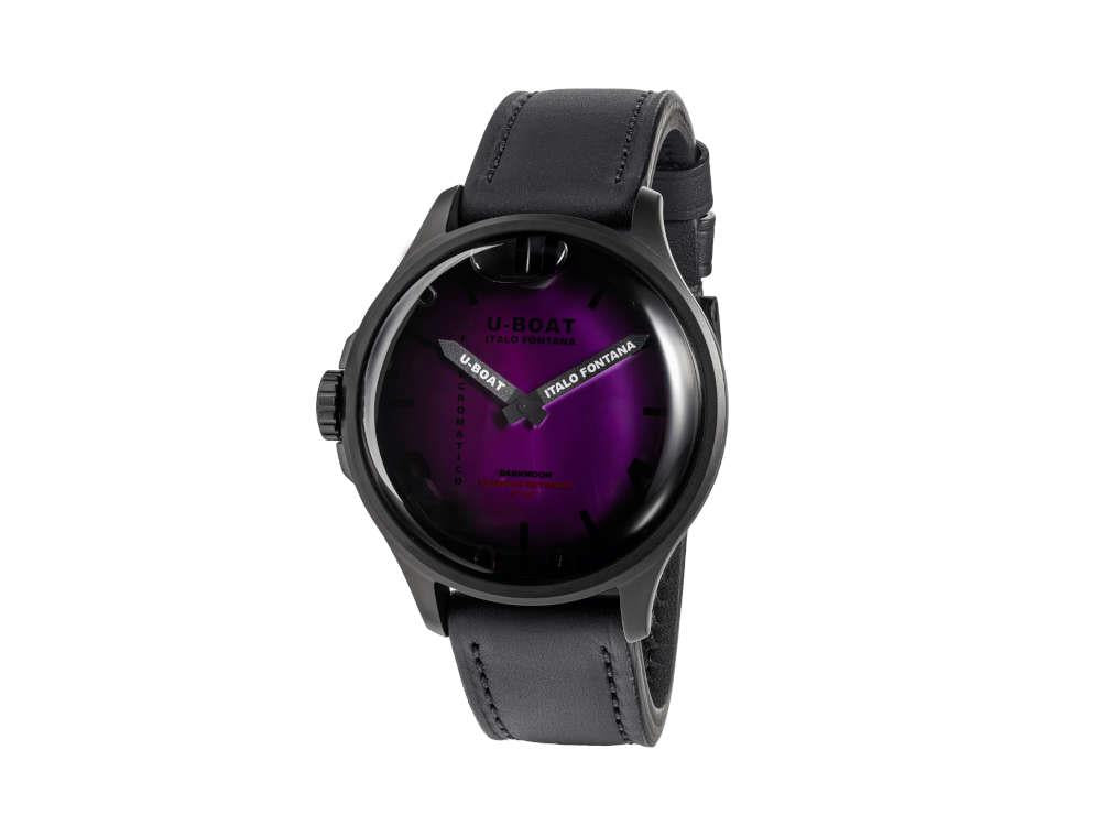 Montre à Quartz U-Boat Capsoil Darkmoon Kama PVD, 46.5 mm, Gris, 3339