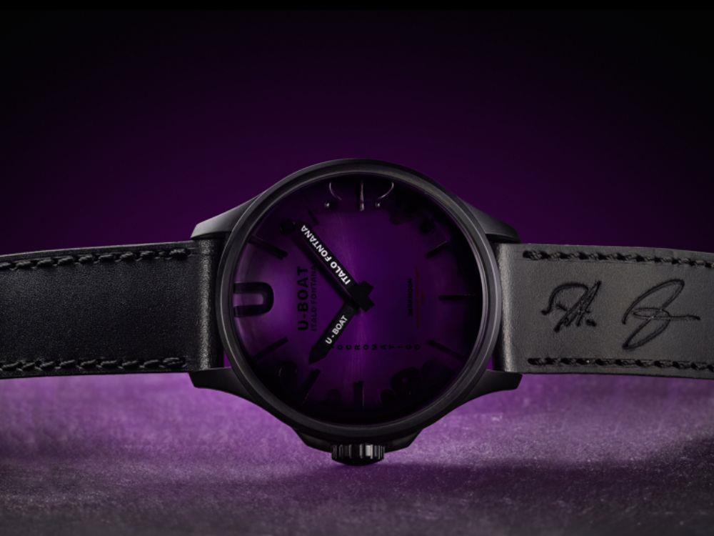 Montre à Quartz U-Boat Capsoil Darkmoon Kama PVD, 46.5 mm, Gris, 3339