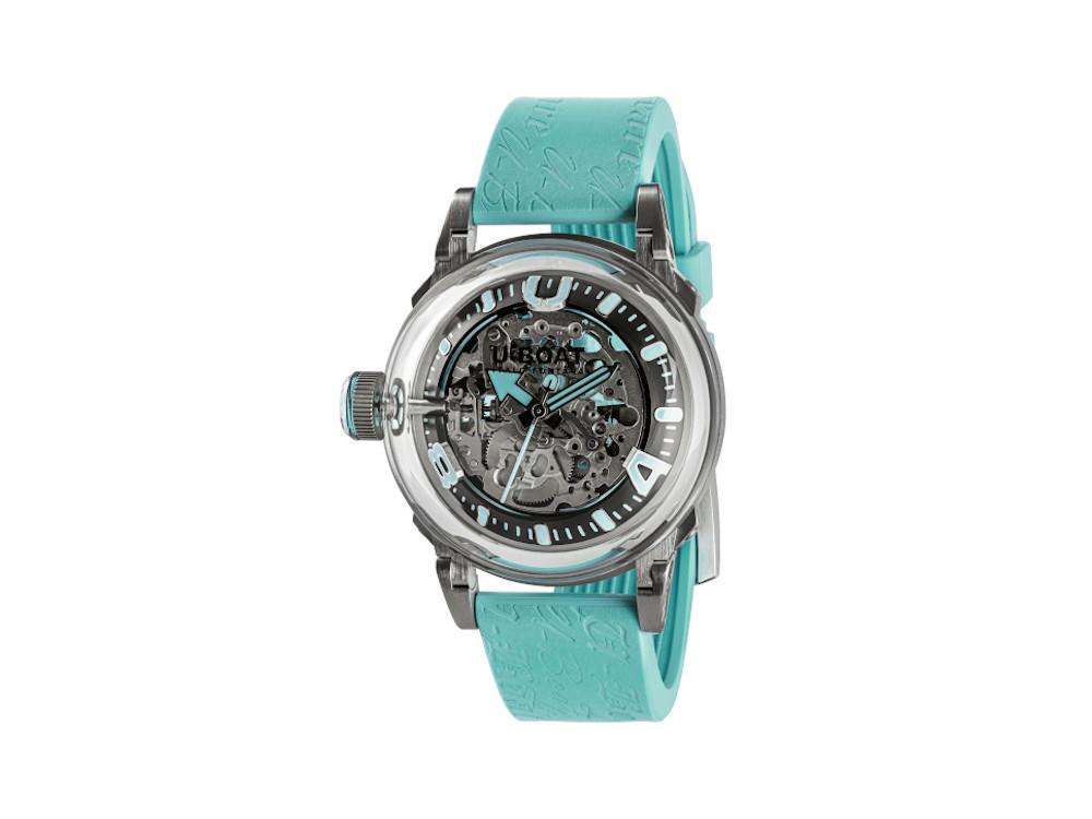 Montre Automatique U-Boat U-65, Acier Inoxydable 316L, 44 mm, Turquoise, 3345
