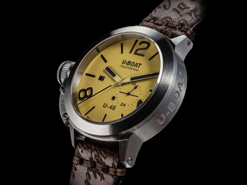 Montre Automatique U-Boat Classico U-46 AS2, Beige, 46 mm, 4647