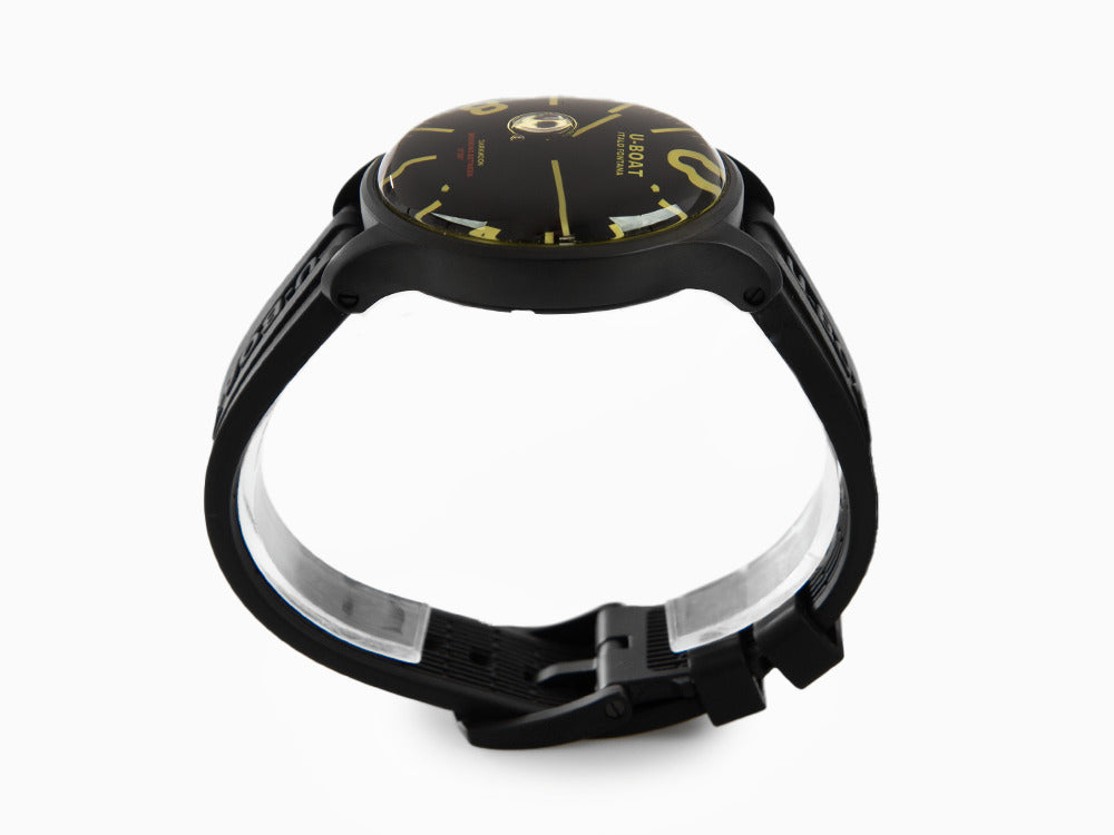 Montre à Quartz U-Boat Capsoil Darkmoon 44 IPB, Noir, 44 mm, 8464/A