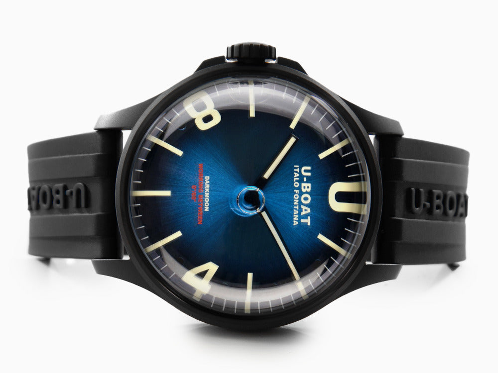 Montre à Quartz U-Boat Capsoil Darkmoon Soleil Blue IP, 44 mm, 8700