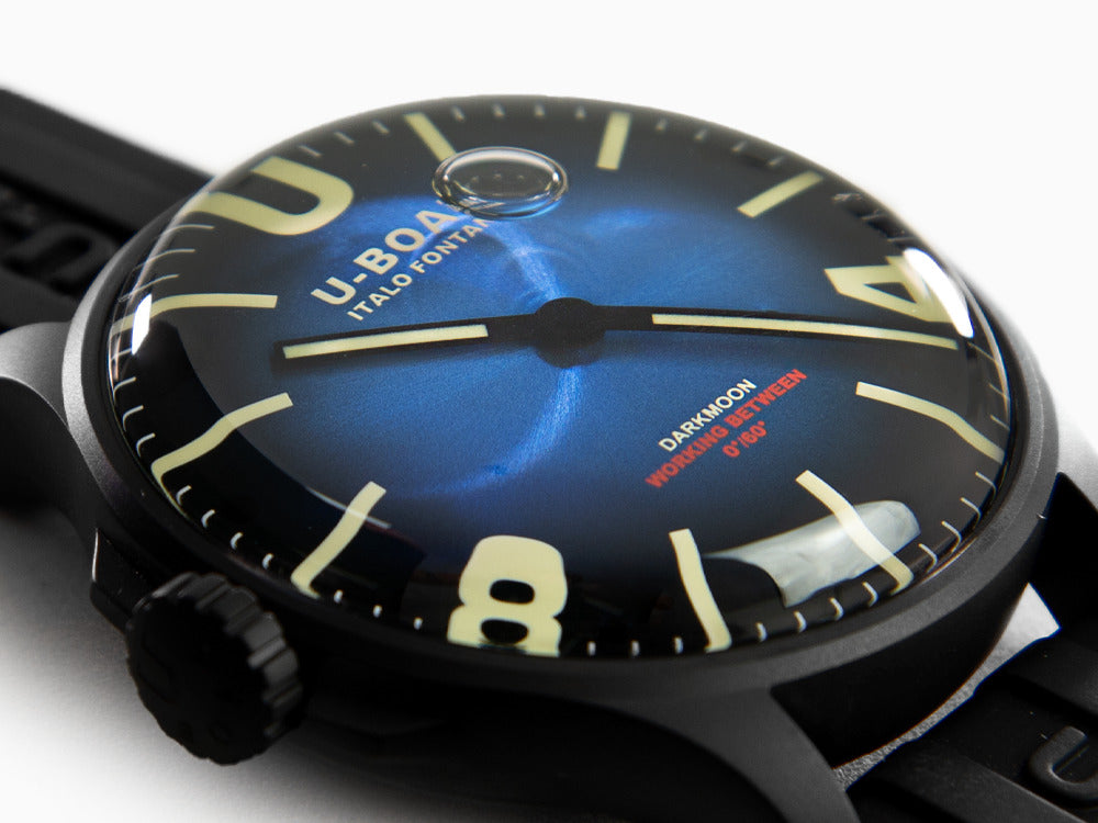 Montre à Quartz U-Boat Capsoil Darkmoon Soleil Blue IP, 44 mm, 8700