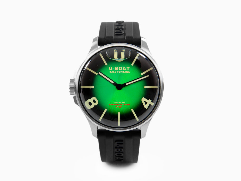 Montre à Quartz U-Boat Capsoil Darkmoon Soleil Green SS, 44 mm, 8702/B