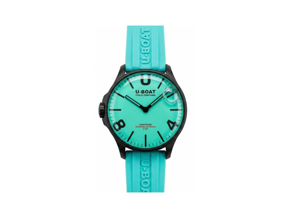 Montre à Quartz U-Boat Capsoil Darkmoon Aquamarine, PVD, PVD, 44 mm, 8969