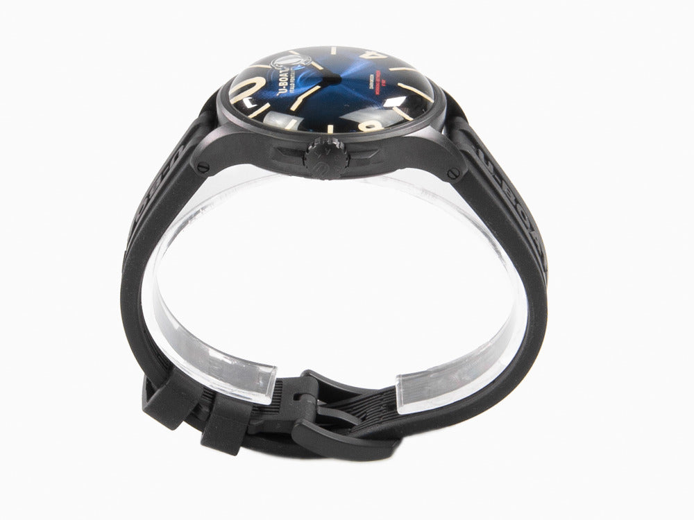 Montre à Quartz U-Boat Capsoil Darkmoon, Acier Inoxydable, PVD, 40mm, Bleu, 9020