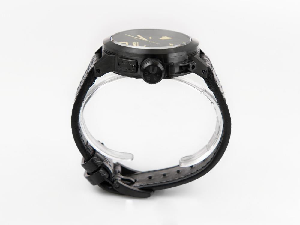 Montre Automatique U-Boat U-47 Classico Dark Soul, IPB, 47mm, Cuir, 9160