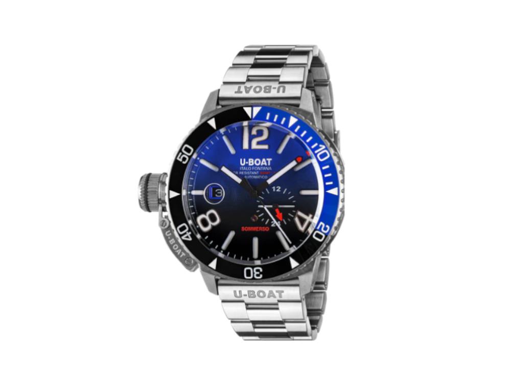 Montre Automatique U-Boat Classico Sommerso Ghiera Ceramica Blue, 46 mm, 9519/MT
