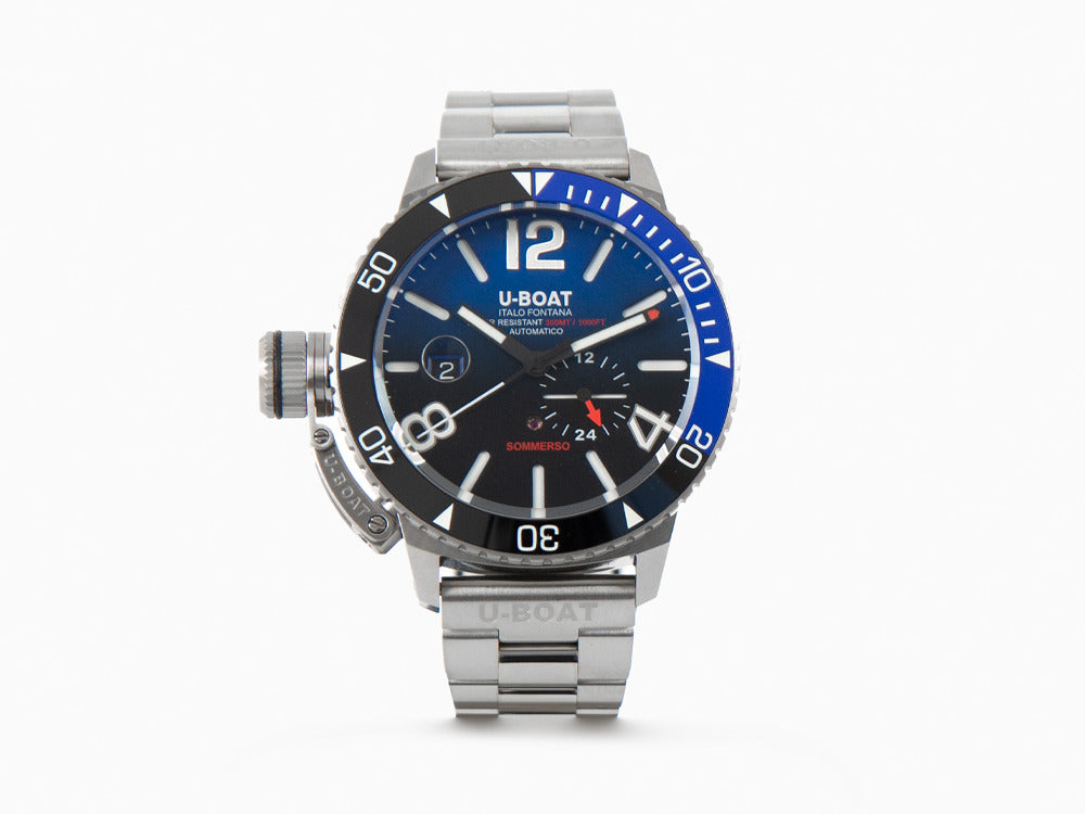 Montre Automatique U-Boat Classico Sommerso Ghiera Ceramica Blue, 46 mm, 9519/MT