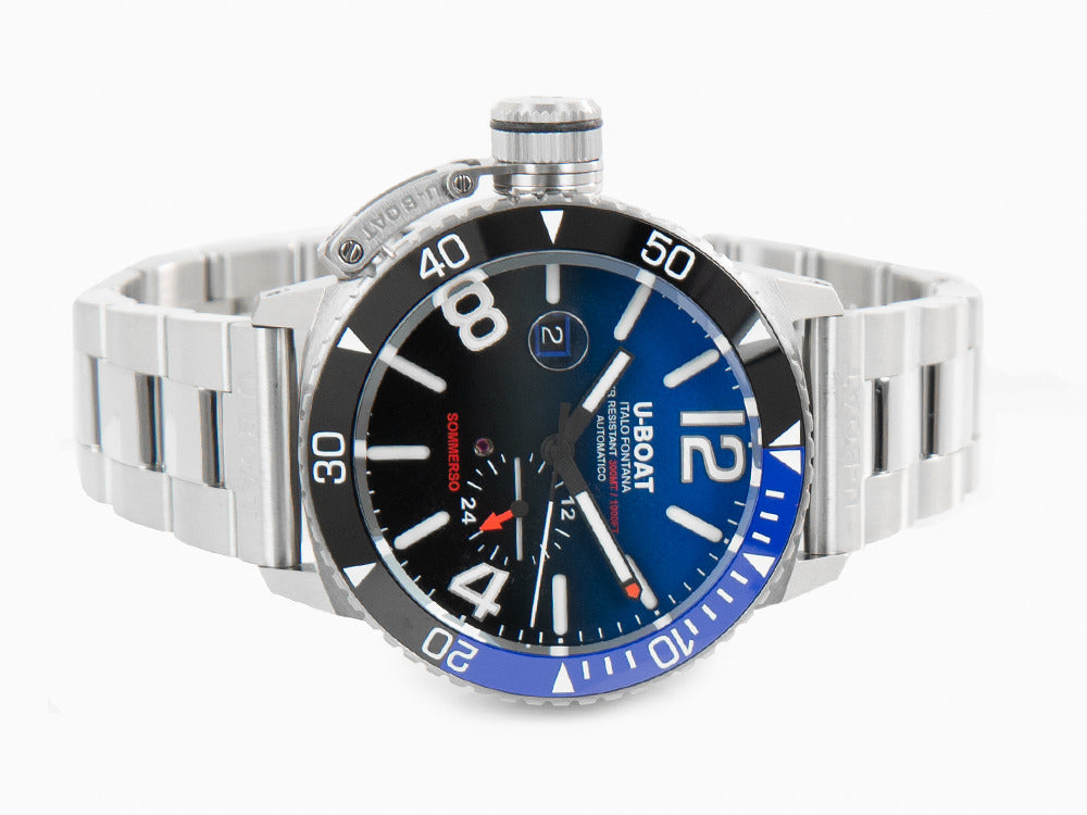 Montre Automatique U-Boat Classico Sommerso Ghiera Ceramica Blue, 46 mm, 9519/MT