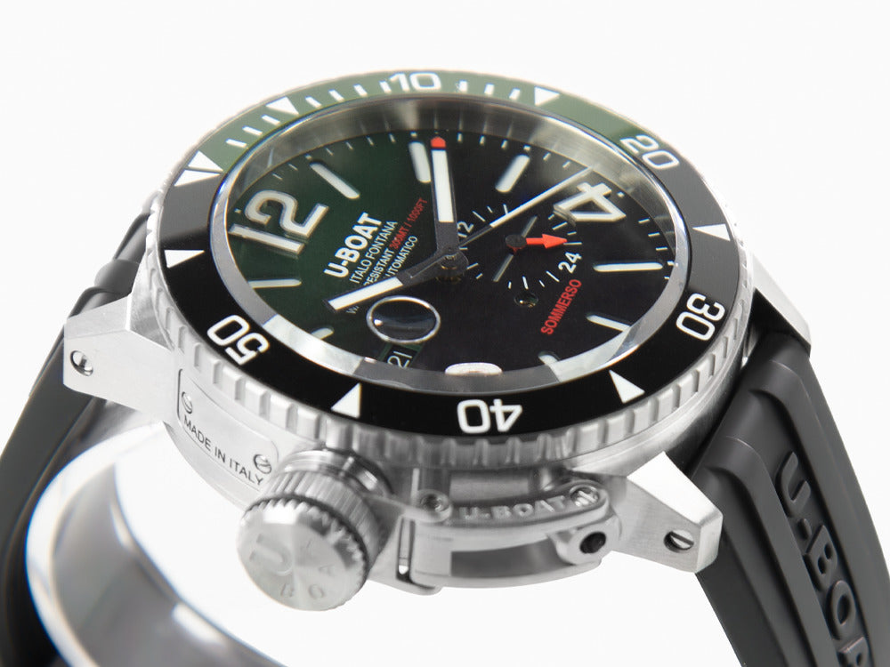Montre Automatique U-Boat Classico Sommerso Ghiera Ceramica Verde, 46 mm, 9520