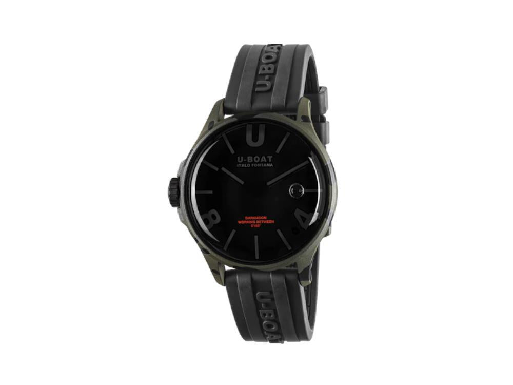 Montre à Quartz U-Boat Capsoil Darkmoon Camouflage Curve, 40 mm, Noir, 9552