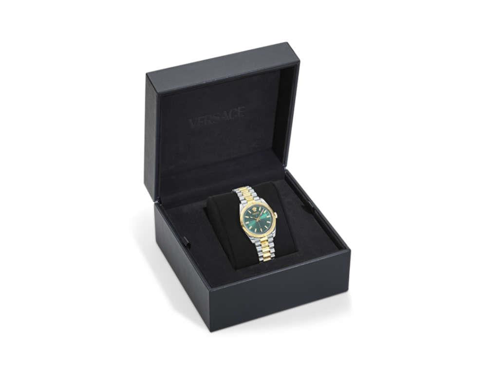 Montre à Quartz Versace Millenyium, Vert, 32 mm, Verre de saphir, VE0E00425