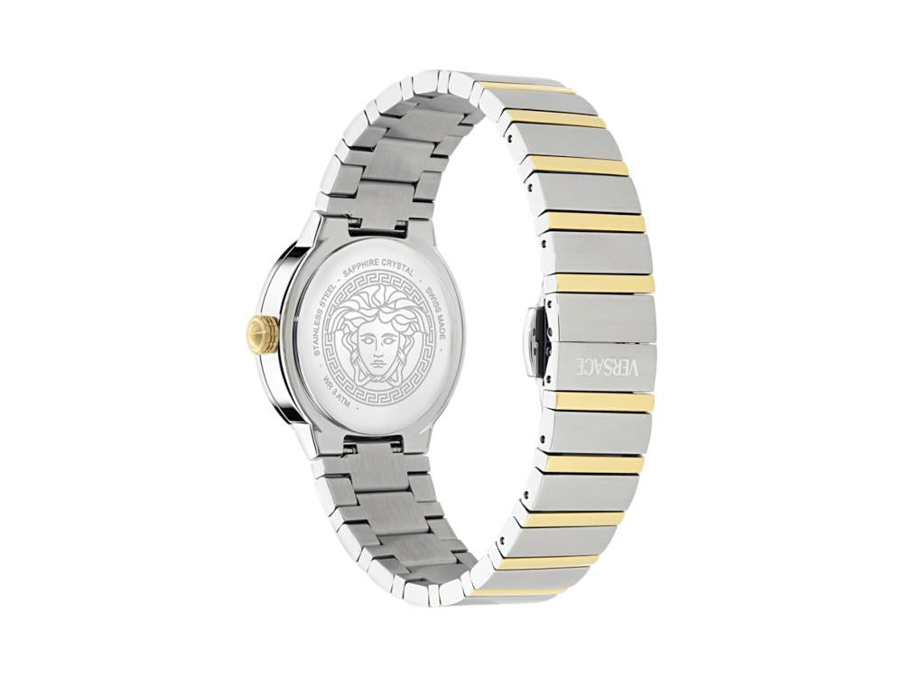 Montre à Quartz Versace Greca Logo Pearl, Blanc, 33 mm, VE0S00325