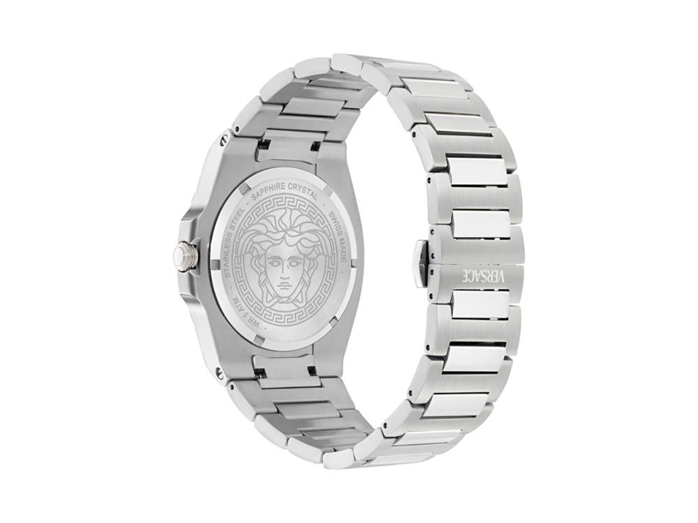 Montre à Quartz Versace Tolomeo, Acier Recyclé, Bleu, 40 mm, VE0V00225