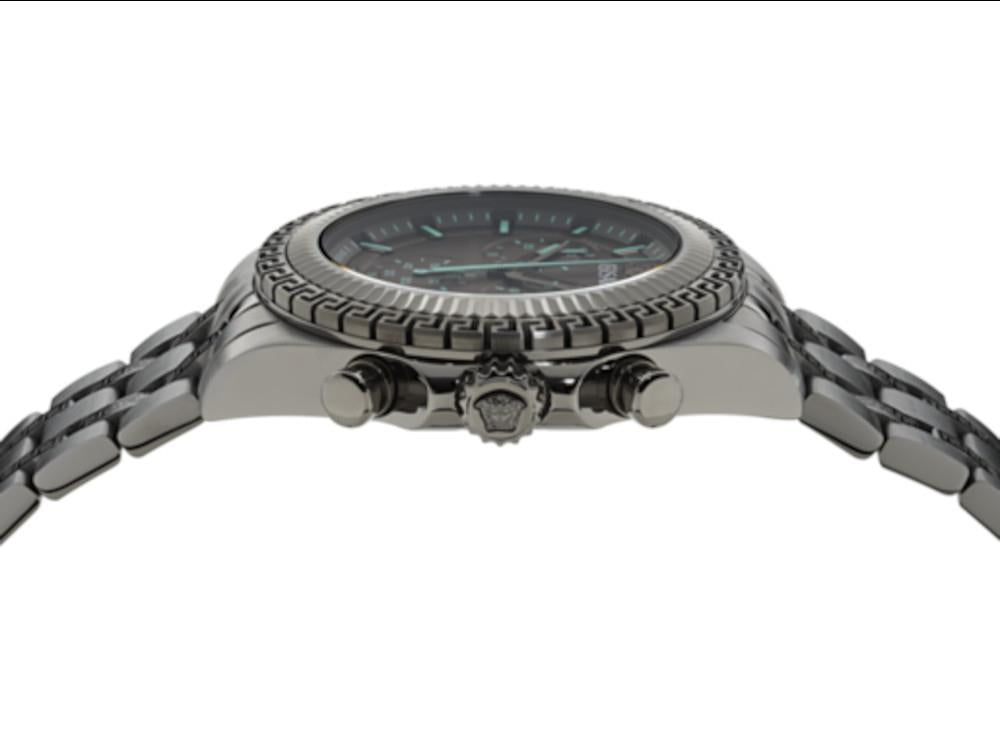 Montre à Quartz Versace Fornax, Noir, 43 mm, Verre de saphir, VE0W00625