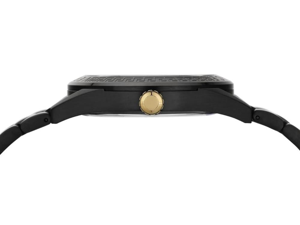 Montre à Quartz Versace V-Code, Noir, 42 mm, VE6A00925