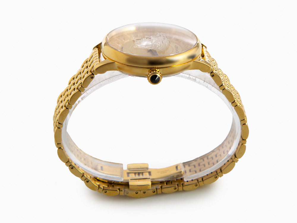 Montre à Quartz Versace Medusa Alchemy, PVD Or, Doré, 38 mm, VE6F00623