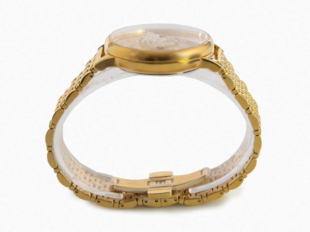 Montre à Quartz Versace Medusa Alchemy, PVD Or, Doré, 38 mm, VE6F00623