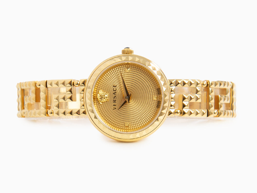 Montre à Quartz Versace Greca Goddess, PVD Or, Doré, 28 mm, VE7A00323