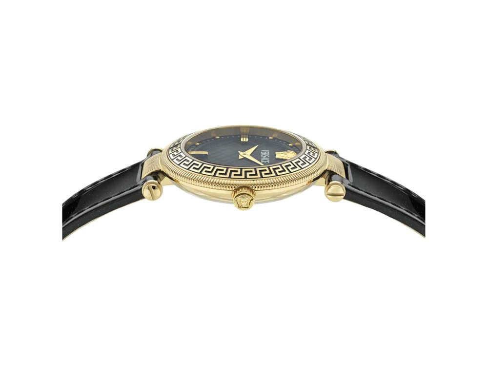 Montre à Quartz Versace Reve, PVD Or, Noir, 35 mm, Verre de saphir, VE8B00224