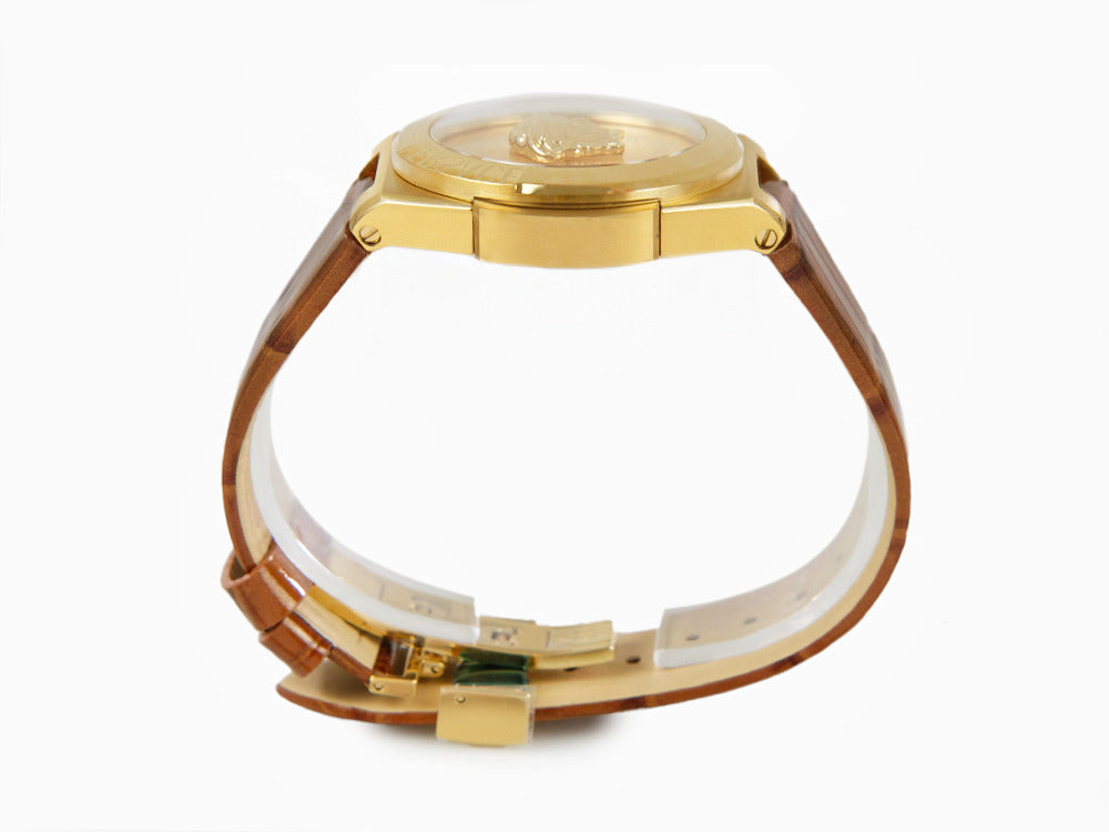 Montre à Quartz Versace HerA, PVD Or, Doré, 37 mm, Verre de saphir, VE8D00224