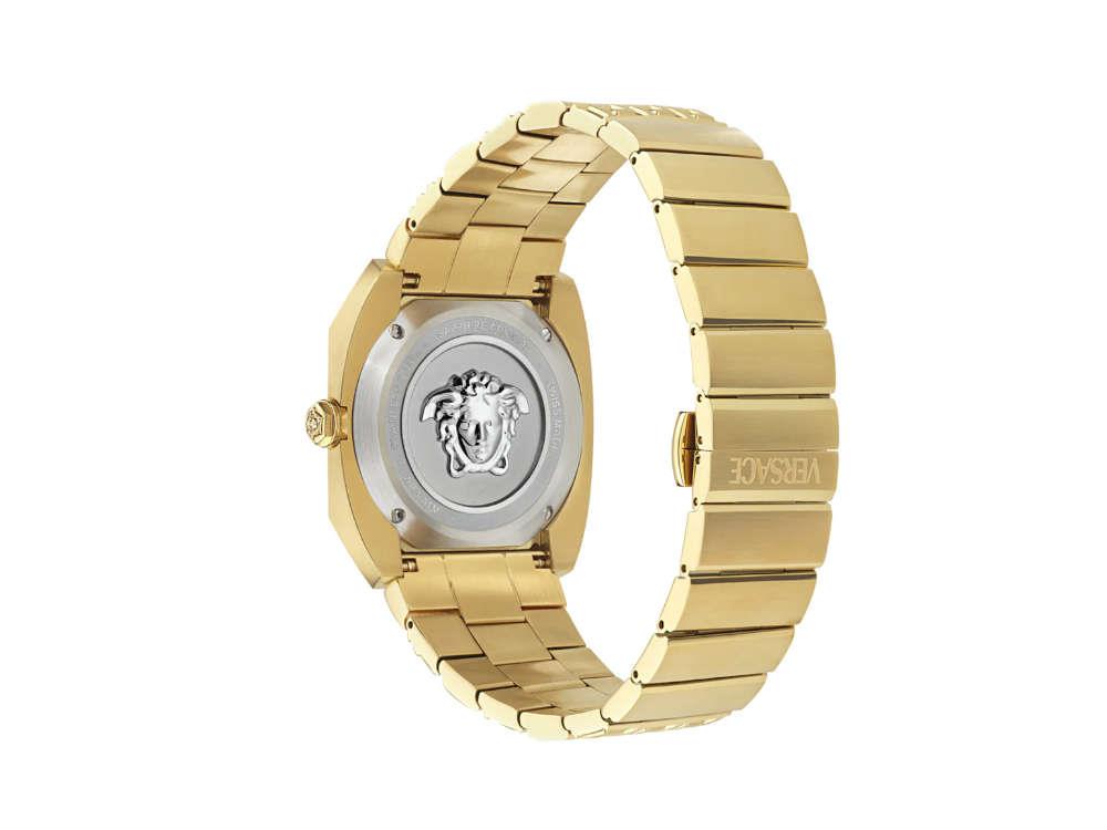Montre à Quartz Versace Antares, PVD Or, Noir, 44 x 41.5 mm, VE8F00424